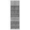 vidaXL Storage Cabinet Grey Sonoma 70x42.5x225 cm Engineered Wood