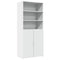 vidaXL Highboard White 80x42.5x185 cm Engineered Wood
