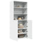 vidaXL Highboard White 80x42.5x185 cm Engineered Wood