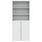 vidaXL Highboard White 80x42.5x185 cm Engineered Wood