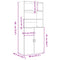 vidaXL Highboard White 80x42.5x185 cm Engineered Wood