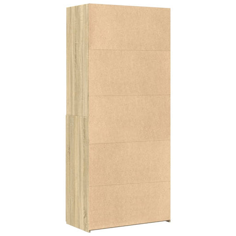vidaXL Highboard Sonoma Oak 80x42.5x185 cm Engineered Wood