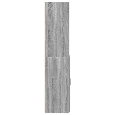 vidaXL Highboard Grey Sonoma 80x42.5x185 cm Engineered Wood