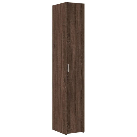 vidaXL Highboard Brown Oak 30x42.5x185 cm Engineered Wood