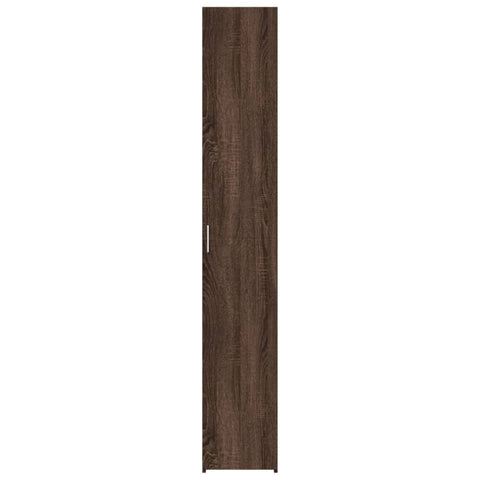 vidaXL Highboard Brown Oak 30x42.5x185 cm Engineered Wood