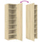 vidaXL Highboard Sonoma Oak 50x42.5x185 cm Engineered Wood