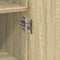 vidaXL Highboard Sonoma Oak 50x42.5x185 cm Engineered Wood