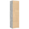 vidaXL Highboard Concrete Grey 50x42.5x185 cm Engineered Wood