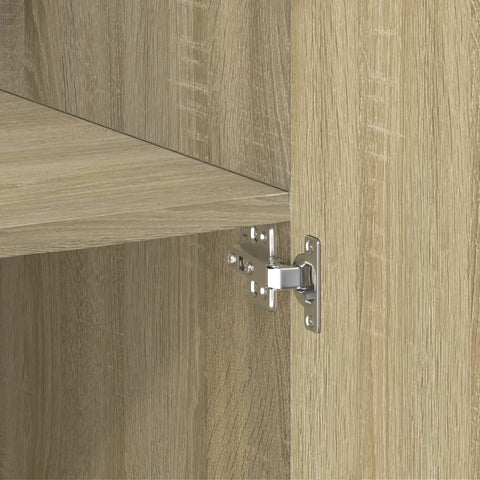 vidaXL Highboard Sonoma Oak 70x42.5x185 cm Engineered Wood