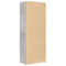 vidaXL Highboard Concrete Grey 70x42.5x185 cm Engineered Wood
