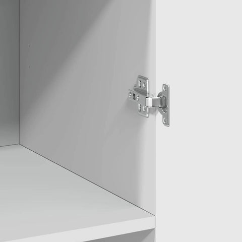 vidaXL Highboard White 70x42.5x185 cm Engineered Wood