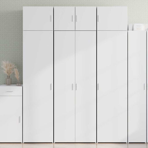 vidaXL Highboard White 70x42.5x185 cm Engineered Wood