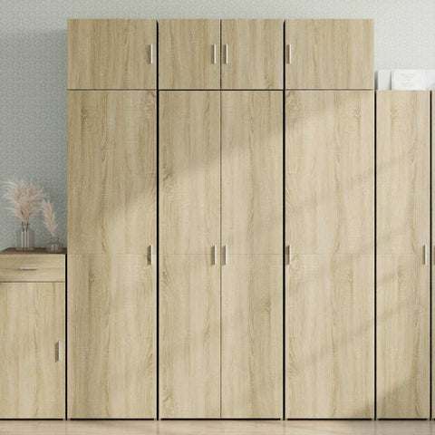 vidaXL Highboard Sonoma Oak 70x42.5x185 cm Engineered Wood
