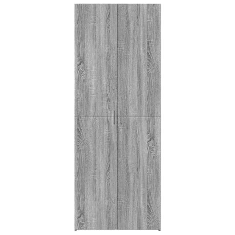 vidaXL Highboard Grey Sonoma 70x42.5x185 cm Engineered Wood