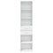 vidaXL Highboard White 45x42.5x185 cm Engineered Wood