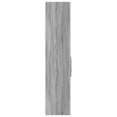 vidaXL Highboard Grey Sonoma 70x42.5x185 cm Engineered Wood