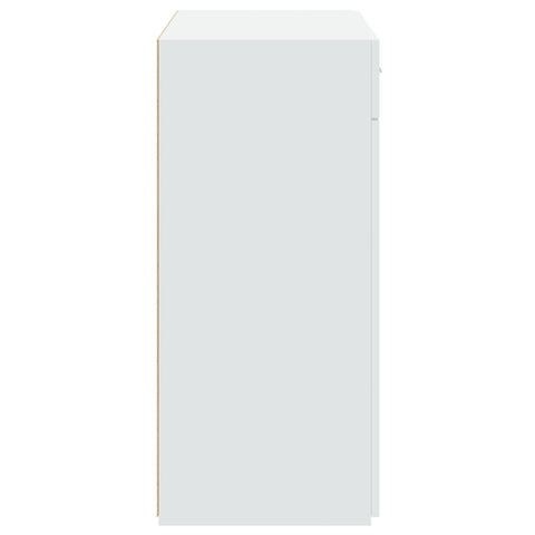 vidaXL Sideboard White 80x42.5x93 cm Engineered Wood