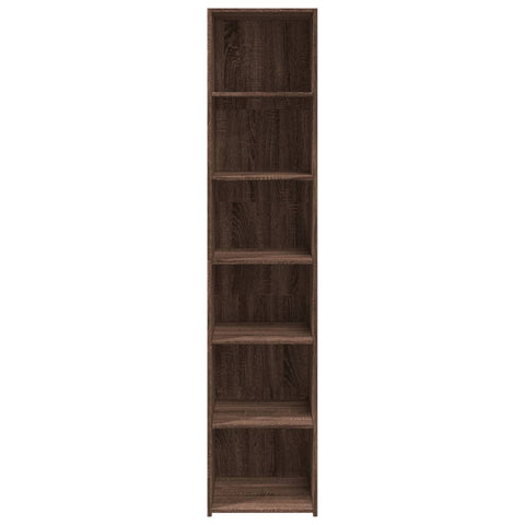 vidaXL Highboard Brown Oak 40x41x185 cm Engineered Wood