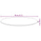 vidaXL Table Top Round Ø80x2 cm Solid Wood Acacia