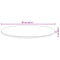 vidaXL Table Top Round Ø90x2 cm Solid Wood Acacia