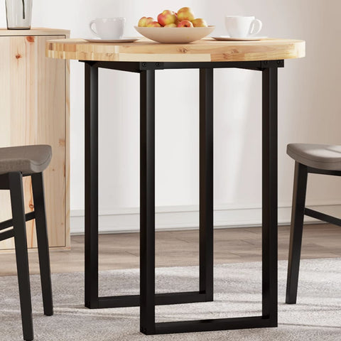 vidaXL Table Top Round Ø70x4 cm Solid Wood Acacia