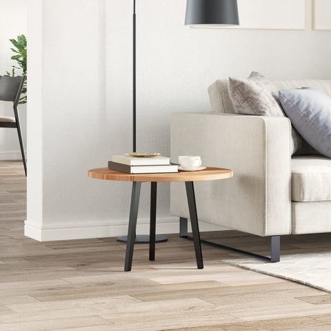 vidaXL Table Top Round Ø60x2 cm Solid Wood Acacia