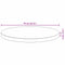 vidaXL Table Top Round Ø70x4 cm Solid Wood Acacia
