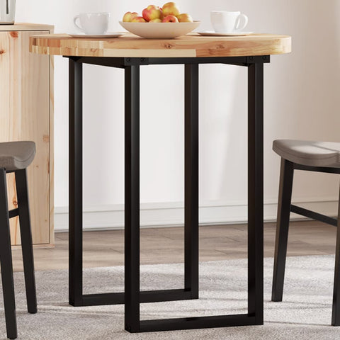 vidaXL Table Top Round Ø70x4 cm Solid Wood Acacia
