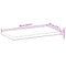 vidaXL Table Top 60x20x2 cm Rectangular Solid Wood Acacia