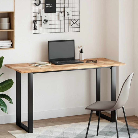 vidaXL Table Top Rectangular 140x60x2 cm Solid Wood Acacia