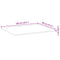 vidaXL Table Top Rectangular 100x80x2 cm Solid Wood Acacia