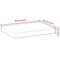 vidaXL Table Top 60x30x4 cm Rectangular Solid Wood Acacia