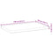 vidaXL Table Top Rectangular 120x50x4 cm Solid Wood Acacia