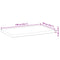 vidaXL Table Top Rectangular 140x50x4 cm Solid Wood Acacia