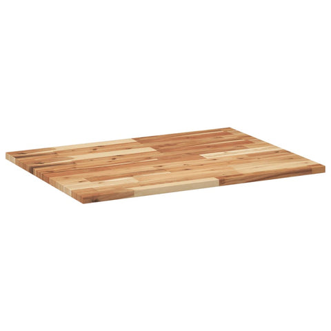 vidaXL Table Top Rectangular 80x60x2 cm Solid Wood Acacia