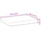 vidaXL Table Top 60x30x4 cm Rectangular Solid Wood Acacia