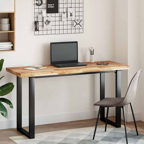 vidaXL Table Top Rectangular 140x50x4 cm Solid Wood Acacia