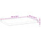 vidaXL Table Top Rectangular 160x50x4 cm Solid Wood Acacia