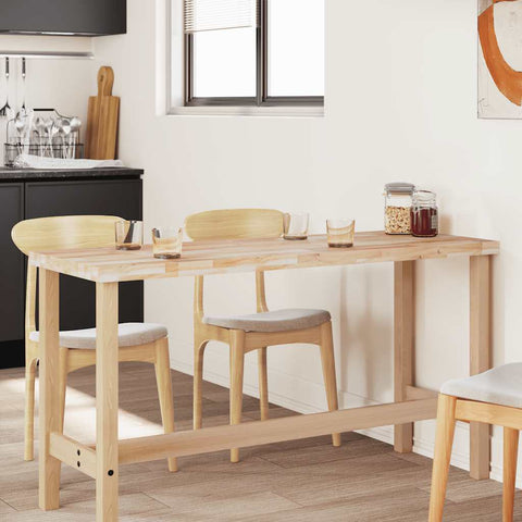 vidaXL Table Top Rectangular 140x60x4 cm Solid Wood Acacia