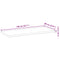 vidaXL Table Top Rectangular 140x60x4 cm Solid Wood Acacia