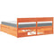 vidaXL Bed with Drawers and Mattress Wax Brown 200x200 cm Solid Wood Pine