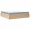 vidaXL Bed with Mattress 200x200 cm Solid Wood Pine
