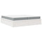 vidaXL Bed with Mattress White 200x200 cm Solid Wood Pine