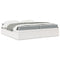 vidaXL Bed with Mattress White 200x200 cm Solid Wood Pine