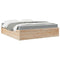 vidaXL Bed with Mattress 180x200 cm Super King Solid Wood Pine