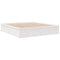 vidaXL Bed with Mattress White 180x200 cm Super King Solid Wood Pine