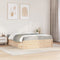 vidaXL Bed with Mattress 140x200 cm Solid Wood Pine