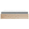 vidaXL Bed with Mattress 140x200 cm Solid Wood Pine