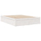 vidaXL Bed with Mattress White 140x200 cm Solid Wood Pine