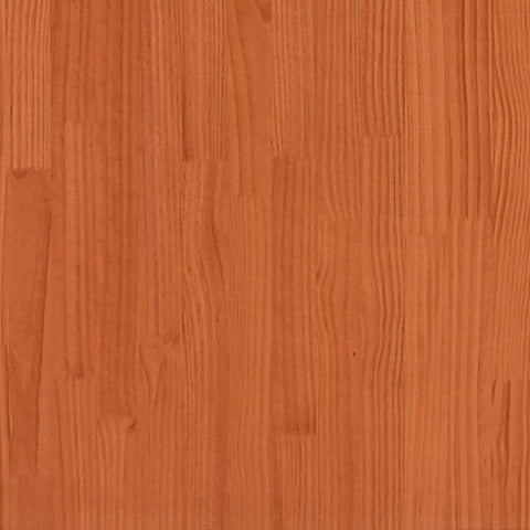 vidaXL Bed with Mattress Wax Brown 140x200 cm Solid Wood Pine